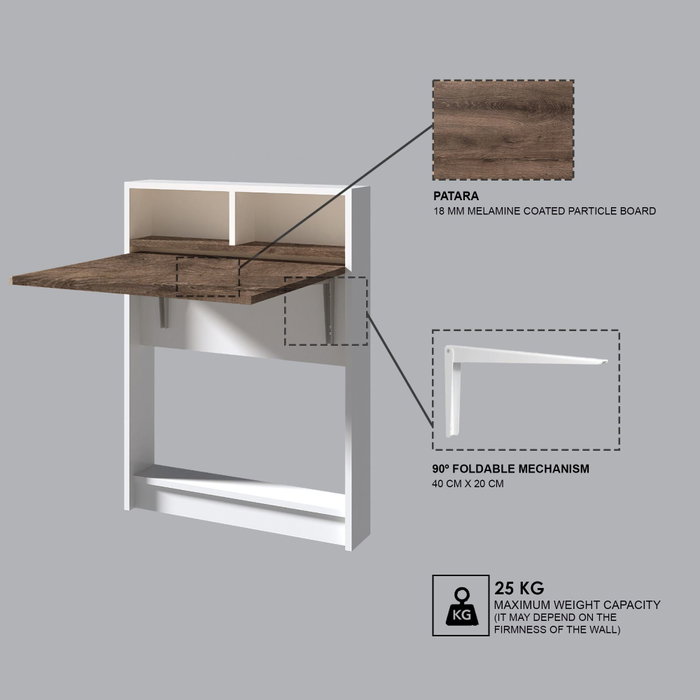 Hanah Home Mesa Plegable Patara